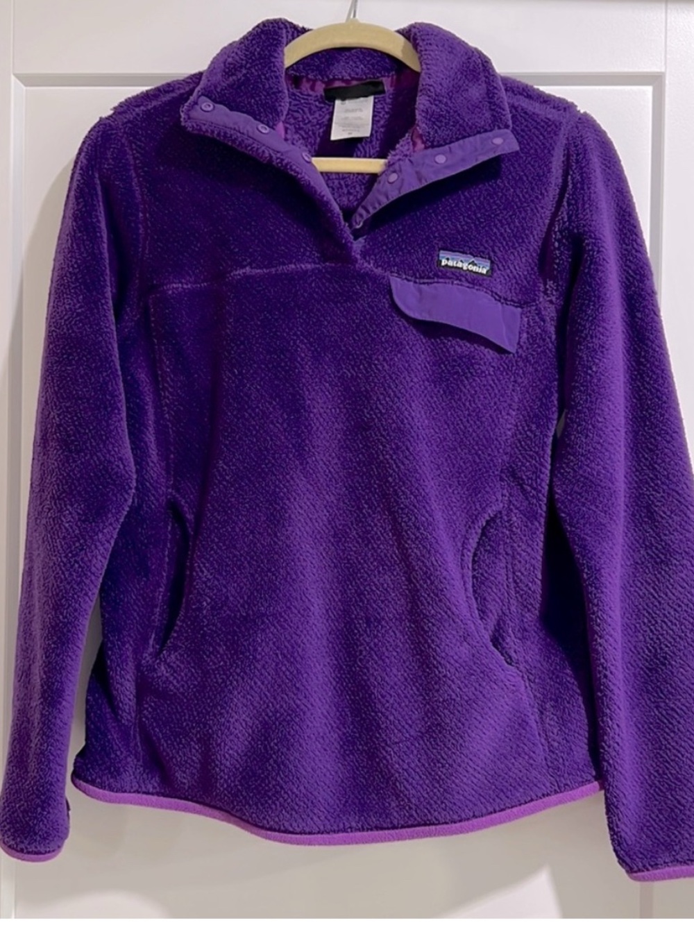 Patagonia Re-Tool Snap-T Fleece Pullover Purple Women’s Medium